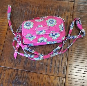 Vera bradley wallet with cross body strap